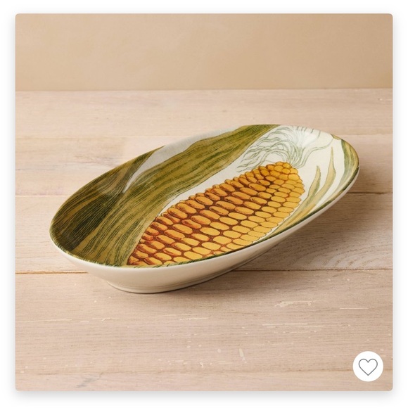 NWT 13.75x8 Corn Stoneware by John Derian - Picture 2 of 5